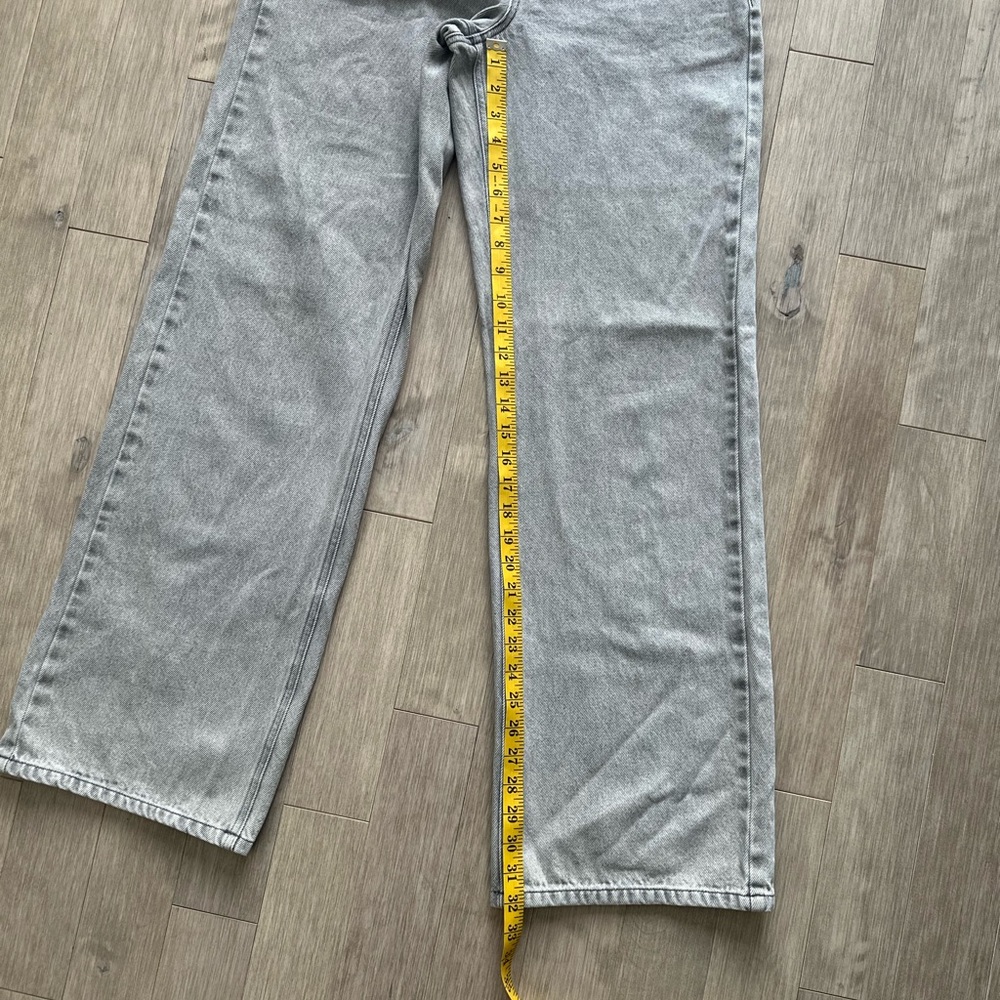 Sezane Gray Wide Leg‎ Trousers- Denim Size 40 - Picture 7 of 11